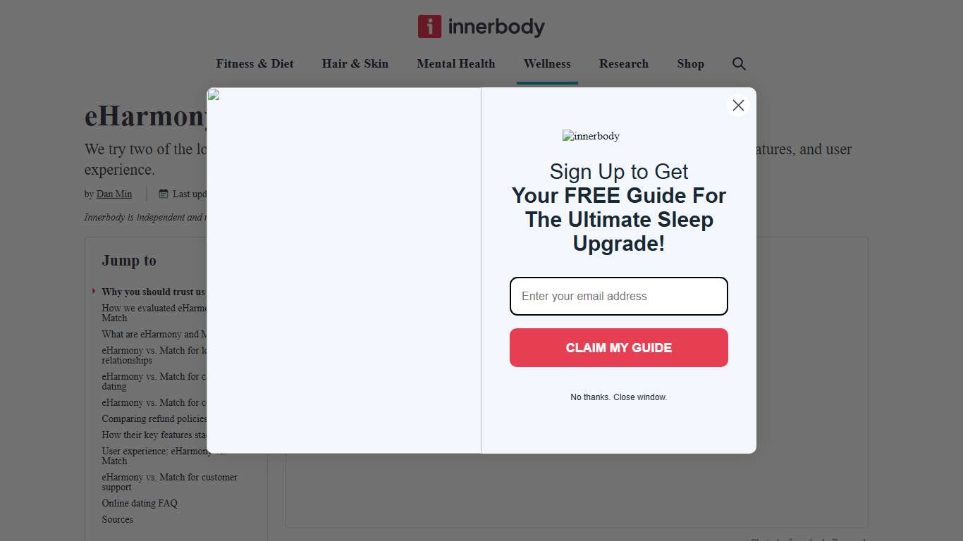 eHarmony vs. Match | Comparing legacy dating sites in 2026